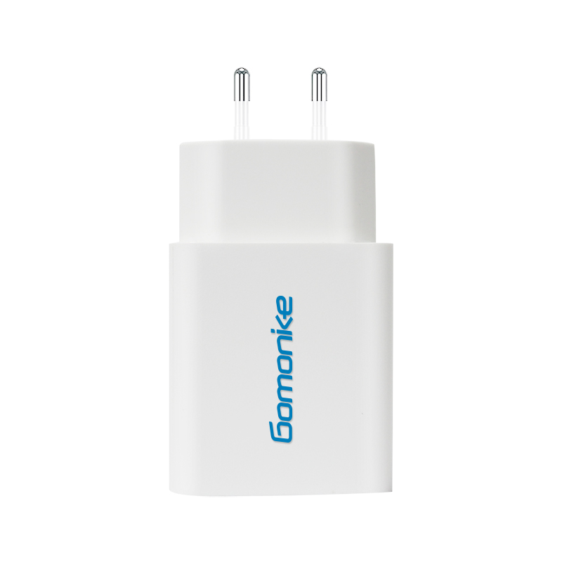 European Plug Adapter, 2.1A двойно USB зарядно за стена, съвместимо с телефони iPhone, Samsung, LG, Android